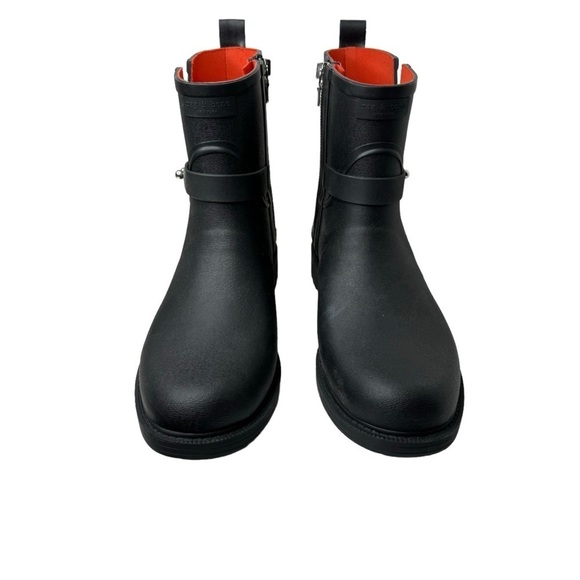 rag & bone Moto Rain Boots Black Women’s 41 US 11 - Picture 2 of 13
